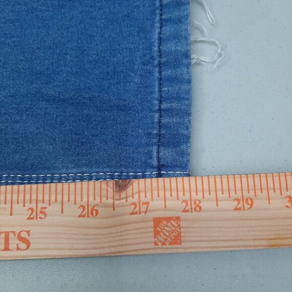 Liberty Blue Denim bibbed Overalls Med wash 40x30 fit 40x28 SizeXL 100% Cotton - Picture 12 of 13